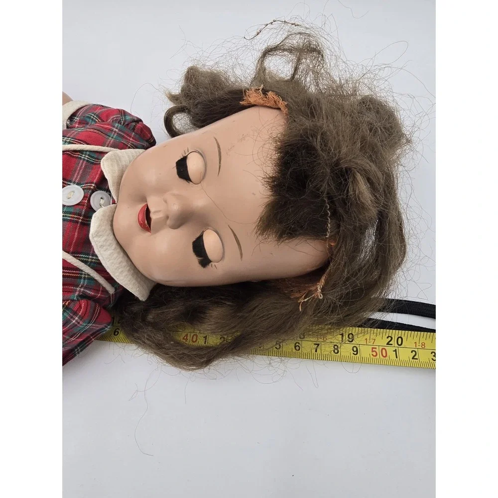 2 Vintage Hard Plastic Dolls TLC Or Creepy Halloween Decor Raving Beauty AS-IS